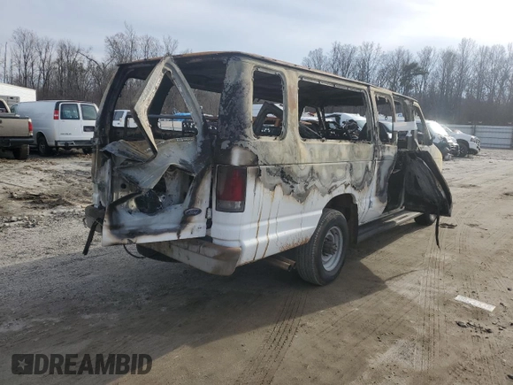 1996 Ford Econoline Wagon Super Custom z VIN 1FBJS31H5THA13695, wystawiony jako Copart lot #42136035 z przebiegiem Nie podano mil oraz Szkody całkowita. Historia ofert i sprzedaży dostępna na DreamBid. Obrazek 3.