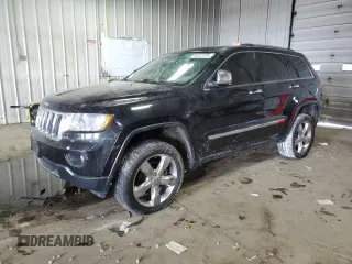 2013 Jeep Grand Cherokee Overland with VIN 1C4RJFCGXDC606880, listed as a Copart auction lot 46447375 with 108,075 mi miles and Clean Title. Bid and sale history available at carsss.com. Image 1.