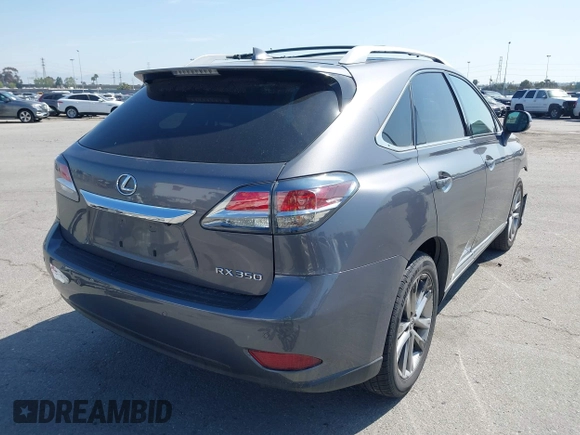 2015 Lexus RX 350 with VIN 2T2ZK1BA7FC154034, listed as a IAAI auction lot 41975080 with 222,266 mi miles. Bid and sale history available at carsss.com. Image 4.