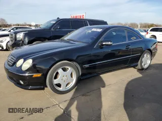 2002 Mercedes-Benz CL-Class with VIN WDBPJ78J22A022188, listed as a Copart auction lot 87756215 with 43,611 mi miles and Clean Title. Bid and sale history available at carsss.com. Image 1.
