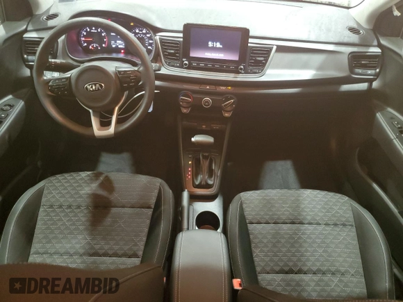 2021 Kia Rio S with VIN 3KPA25AD3ME433290, listed as a Copart auction lot 53537425 with 18,285 mi miles and Salvage Title. Bid and sale history available at DreamBid. Image 8.