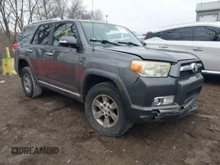 2010 Toyota 4Runner Trail with VIN JTEBU5JR5A5003435, listed as a IAAI auction lot 41560158 with 331,533 mi miles and . Bid and sale history available at DreamBid. Image 1.