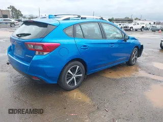 2023 Subaru Impreza Premium with VIN 4S3GTAV62P3707442, listed as a IAAI auction lot 41509344 with 25,489 mi miles and . Bid and sale history available at DreamBid. Image 4.