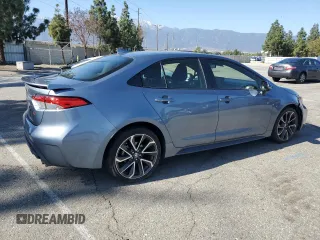 2022 Toyota Corolla SE with VIN JTDS4MCE6N3510323, listed as a Copart auction lot 49559575 with 38,024 mi miles and Salvage Title. Bid and sale history available at carsss.com. Image 3.