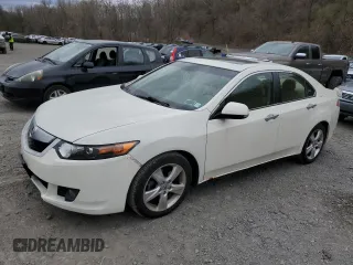 2009 Acura TSX with VIN JH4CU26629C017160, listed as a Copart auction lot 53152855 with 157,135 mi miles and Salvage Title. Bid and sale history available at carsss.com. Image 1.