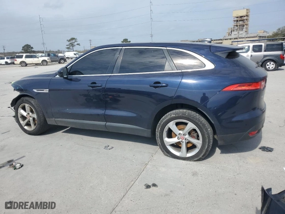 2020 Jaguar F-PACE 25t Premium with VIN SADCJ2FX2LA631362, listed as a Copart auction lot 46806925 with 115,697 mi miles and Salvage Title. Bid and sale history available at carsss.com. Image 2.