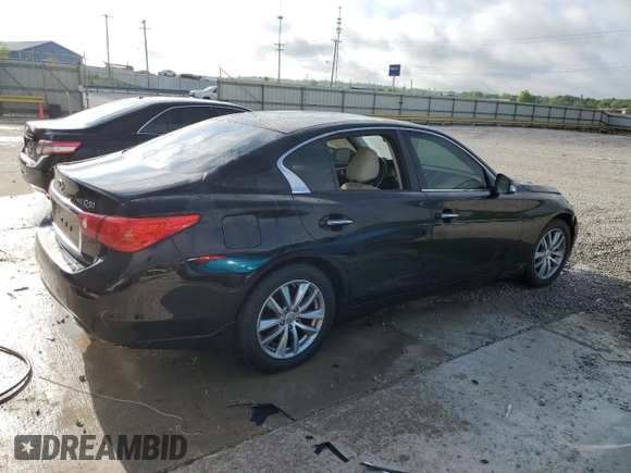 2015 Infiniti Q50 Premium z VIN JN1BV7AR8FM417810, wystawiony jako Copart lot #55492005 z przebiegiem 88 015 mil mil oraz Nie do naprawy • Non repairable. Historia ofert i sprzedaży dostępna na DreamBid. Obrazek 3.