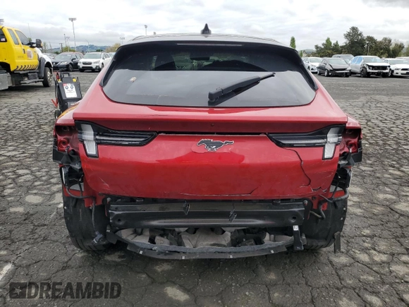 2023 Ford Mustang Mach-E Premium with VIN 3FMTK3RM5PMA48501, listed as a Copart auction lot 52935775 with 41,494 mi miles and Salvage title. Bid and sale history available at DreamBid. Image 6.