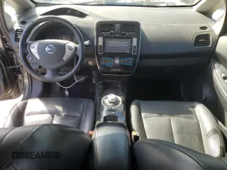 2015 Nissan LEAF SV with VIN 1N4AZ0CP3FC330859, listed as a Copart auction lot 44730433 with 91,556 mi miles. Bid and sale history available at carsss.com. Image 8.