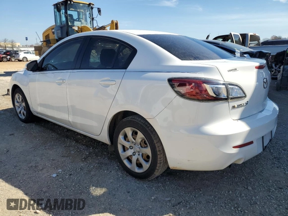 2013 Mazda Mazda3 i Sport with VIN JM1BL1U78D1776387, listed as a Copart auction lot 49613315 with 96,480 mi miles and Salvage Title. Bid and sale history available at carsss.com. Image 2.