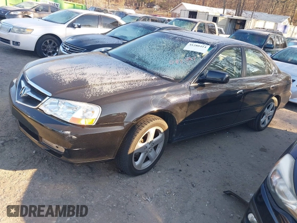 2003 Acura TL Type S with VIN 19UUA56863A082597, listed as a IAAI auction lot 41280414 with 228,892 mi miles. Bid and sale history available at carsss.com. Image 2.