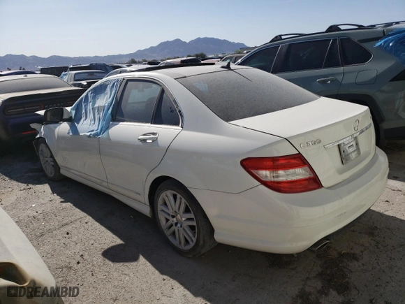 2008 Mercedes-Benz C-Class 3.0L Sport with VIN WDDGF81X58F127459, listed as a Copart auction lot 42057185 with 0 mi miles and Salvage Title. Bid and sale history available at carsss.com. Image 2.