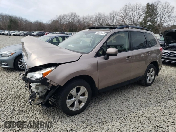 2016 Subaru Forester 2.5i Premium with VIN JF2SJAFC7GH561516, listed as a Copart auction lot 48973665 with 42,844 mi miles and Salvage Title. Bid and sale history available at carsss.com. Image 1.