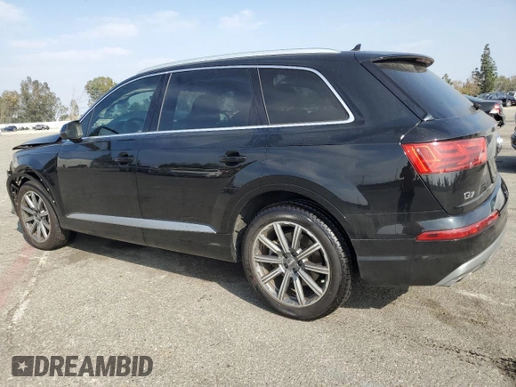 2019 Audi Q7 Premium with VIN WA1AHAF79KD040915, listed as a Copart auction lot 53300495 with 54,295 mi miles and Salvage title. Bid and sale history available at DreamBid. Image 2.