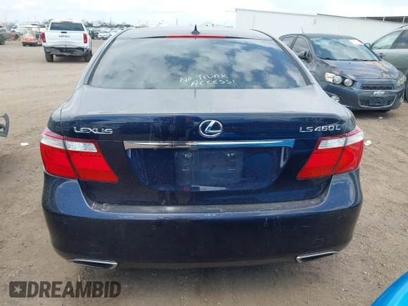 2007 Lexus LS 460 L with VIN JTHGL46F075012993, listed as a IAAI auction lot 42182467 with 115,180 mi miles and . Bid and sale history available at DreamBid. Image 16.