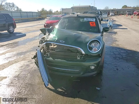 2015 MINI Cooper Convertible with VIN WMWZN3C53FT862148, listed as a Copart auction lot 76911714 with 56,065 mi miles and Salvage Title. Bid and sale history available at carsss.com. Image 13.