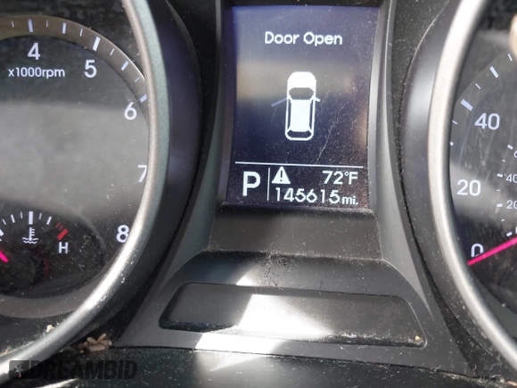 2014 Hyundai Santa Fe Sport with VIN 5XYZT3LB3EG218223, listed as a IAAI auction lot 41981615 with 145,615 mi miles. Bid and sale history available at carsss.com. Image 15.