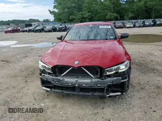 2020 BMW 3 Series 330i with VIN WBA5R1C09LFH84841, listed as a Copart auction lot 63381524 with 88,325 mi miles and Salvage Title. Bid and sale history available at carsss.com. Image 10.