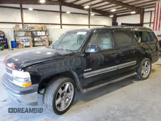 2000 Chevrolet Suburban LT with VIN 3GNEC16TXYG110718, listed as a Copart auction lot 74734314 with 208,488 mi miles and Salvage Title. Bid and sale history available at carsss.com. Image 1.
