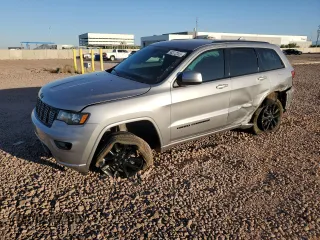 2019 Jeep Grand Cherokee Laredo z VIN 1C4RJEAG8KC548357, wystawiony jako Copart lot #58372385 z przebiegiem 123 808 mil mil oraz Szkoda całkowita • Salvage title. Historia ofert i sprzedaży dostępna na DreamBid. Obrazek 1.