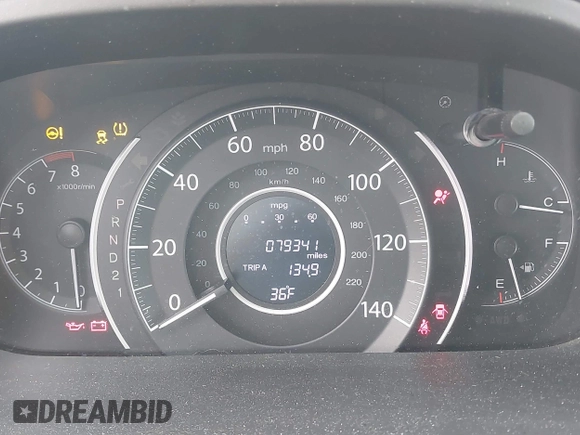 2014 Honda CR-V EX with VIN 2HKRM4H57EH677320, listed as a IAAI auction lot 41805180 with 79,341 mi miles and . Bid and sale history available at carsss.com. Image 7.