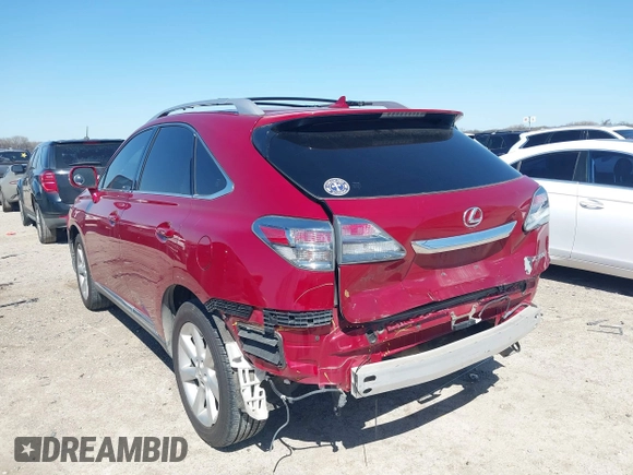 2011 Lexus RX 350 with VIN JTJBK1BA2B2437050, listed as a IAAI auction lot 41749057 with 141,780 mi miles and . Bid and sale history available at DreamBid. Image 3.