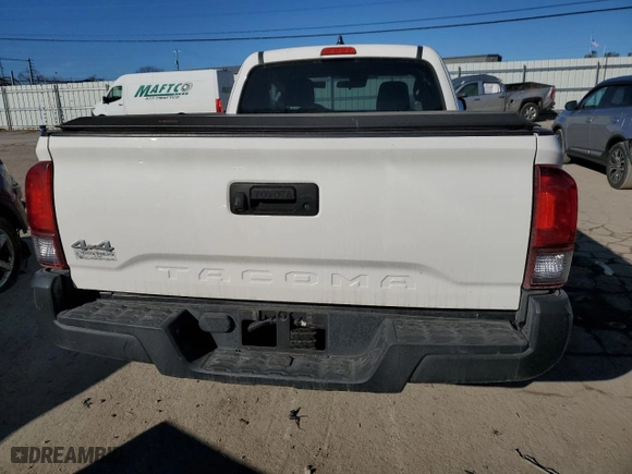 2020 Toyota Tacoma 4WD SR with VIN 3TYSX5EN6LT000838, listed as a Copart auction lot 42857275 with 33,600 mi miles and Salvage Title. Bid and sale history available at carsss.com. Image 6.