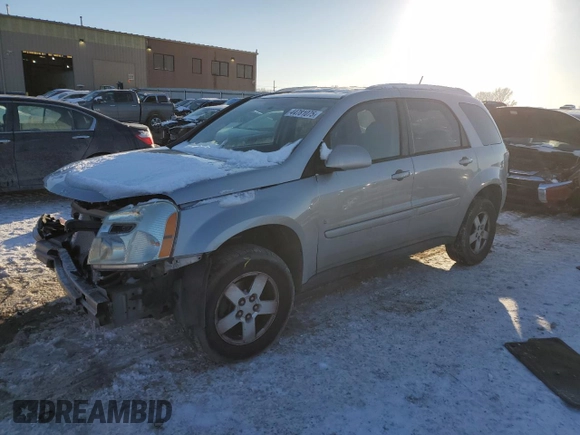 2007 Chevrolet Equinox LT with VIN 2CNDL73F276244246, listed as a Copart auction lot 44781075 with 127,791 mi miles and Salvage Title. Bid and sale history available at carsss.com. Image 1.