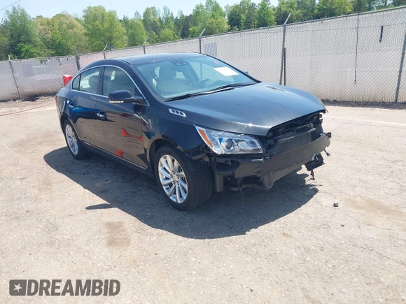 2015 Buick LaCrosse Leather with VIN 1G4GB5G39FF328413, listed as a IAAI auction lot 42017077 with 57,633 mi miles. Bid and sale history available at carsss.com. Image 1.