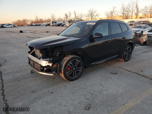 2024 BMW X1 xDrive28i with VIN WBX73EF00R5Y27994, listed as a Copart auction lot 84012294 with 8,419 mi miles and Salvage Title. Bid and sale history available at carsss.com. Image 1.