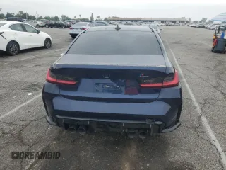 2022 BMW M3 Competition xDrive with VIN WBS43AY00NFM14007, listed as a Copart auction lot 62390405 with 20,668 mi miles and Salvage title. Bid and sale history available at DreamBid. Image 6.
