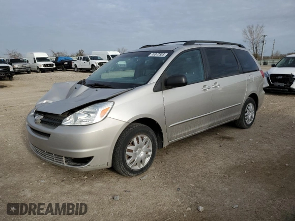 2004 Toyota Sienna CE with VIN 5TDZA23C94S078298, listed as a Copart auction lot 48547585 with 226,494 mi miles and Salvage Title. Bid and sale history available at DreamBid. Image 1.