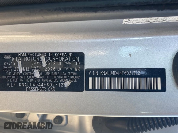 2015 Kia K900 Premium с VIN KNALU4D44F6027128, выставлен на аукционе Copart как лот 67009425 с пробегом 103 597 миль миль и Чистый • Clean title. История ставок и продаж доступна на DreamBid. Изображение 10.