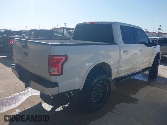2016 Ford F-150 XLT with VIN 1FTEW1EF8GKE30655, listed as a IAAI auction lot 42509592 with 190,533 mi miles and . Bid and sale history available at DreamBid. Image 4.