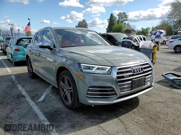 2020 Audi SQ5 Premium Plus with VIN WA1B4AFY1L2123096, listed as a Copart auction lot 41638784 with 31,705 mi miles and . Bid and sale history available at DreamBid. Image 11.