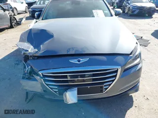 2015 Hyundai Genesis 5.0L with VIN KMHGN4JF9FU024515, listed as a IAAI auction lot 41741222 with 148,242 mi miles. Bid and sale history available at carsss.com. Image 11.