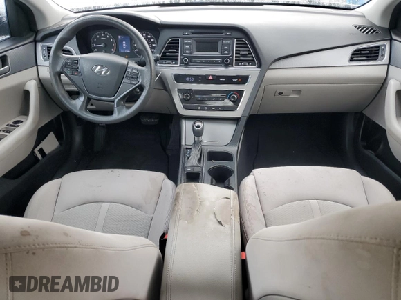 2017 Hyundai Sonata 2.4L with VIN 5NPE24AF4HH531386, listed as a Copart auction lot 44931695 with 127,706 mi miles and Salvage Title. Bid and sale history available at carsss.com. Image 8.