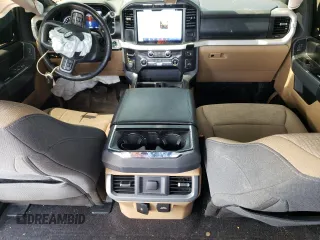 2021 Ford F-150 XL with VIN 1FTFW1E81MFC40903, listed as a Copart auction lot 59618935 with 97,419 mi miles and Salvage title. Bid and sale history available at DreamBid. Image 8.