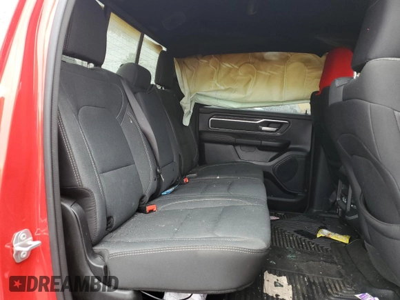 2022 Ram 1500 Big Horn with VIN 1C6SRFMT5NN303332, listed as a Copart auction lot 81687224 with Not provided miles and Salvage title. Bid and sale history available at DreamBid. Image 10.