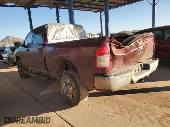 2019 Ram 2500 Tradesman z VIN 3C6UR5CL2KG614175, wystawiony jako Copart lot #85055404 z przebiegiem 106 566 mil mil oraz Szkoda całkowita • Salvage title. Historia ofert i sprzedaży dostępna na DreamBid. Obrazek 2.