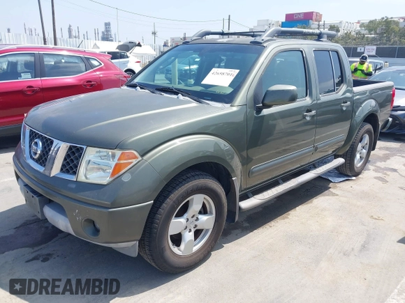 2005 Nissan Frontier LE with VIN 1N6AD07U05C449750, listed as a IAAI auction lot 42658701 with 104,630 mi miles and . Bid and sale history available at DreamBid. Image 2.