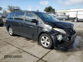 2013 Toyota Sienna LE AAS with VIN 5TDKK3DCXDS313827, listed as a Copart auction lot 49465175 with 134,579 mi miles and Salvage title. Bid and sale history available at DreamBid. Image 4.