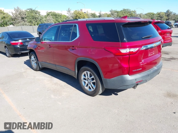 2018 Chevrolet Traverse LT Cloth with VIN 1GNERGKW0JJ105114, listed as a IAAI auction lot 42597045 with 135,682 mi miles and . Bid and sale history available at DreamBid. Image 3.