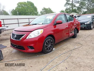 2014 Nissan Versa S with VIN 3N1CN7AP3EK458136, listed as a IAAI auction lot 41919414 with 116,628 mi miles. Bid and sale history available at carsss.com. Image 2.