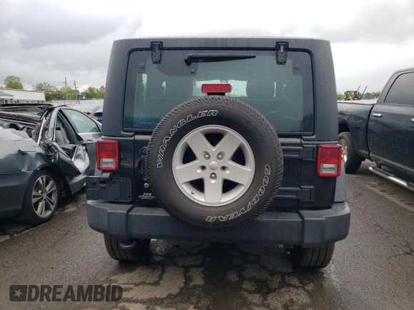 2017 Jeep Wrangler Sport с VIN 1C4GJWAG1HL735042, выставлен на аукционе Copart как лот 56459035 с пробегом 82 120 миль миль и Списание • Salvage title. История ставок и продаж доступна на DreamBid. Изображение 6.