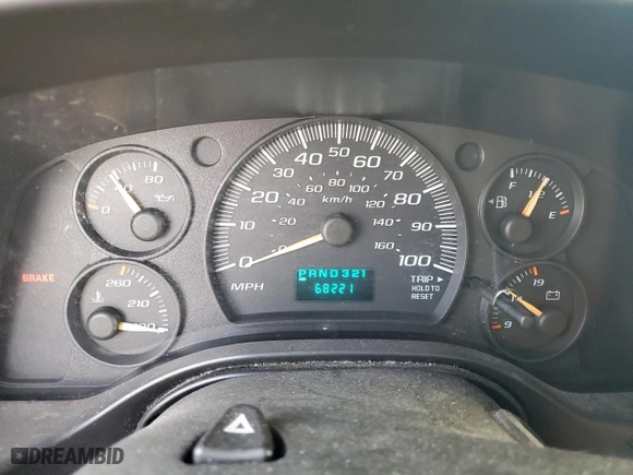 2006 Chevrolet Express Passenger with VIN 1GAHG39U261200900, listed as a Copart auction lot 81040404 with 68,221 mi miles and Salvage Title. Bid and sale history available at carsss.com. Image 9.