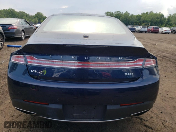 2017 Lincoln MKZ Reserve with VIN 3LN6L5EC3HR628434, listed as a Copart auction lot 61736675 with 16,683 mi miles and Salvage title. Bid and sale history available at DreamBid. Image 6.