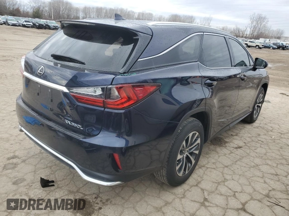 2021 Lexus RX with VIN JTJHZKFA5M2029909, listed as a Copart auction lot 44311725 with 30,556 mi miles and Salvage Title. Bid and sale history available at carsss.com. Image 3.