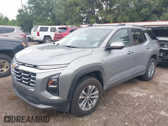 2025 Chevrolet Equinox FWD LT with VIN 3GNAXHEG4SL167463, listed as a IAAI auction lot 42494601 with 16,543 mi miles and . Bid and sale history available at DreamBid. Image 17.