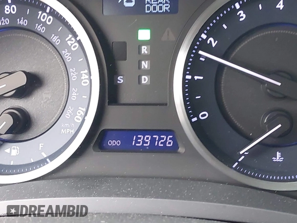 2012 Lexus IS 250 with VIN JTHCF5C25C2036019, listed as a IAAI auction lot 41917554 with 139,726 mi miles and . Bid and sale history available at DreamBid. Image 15.